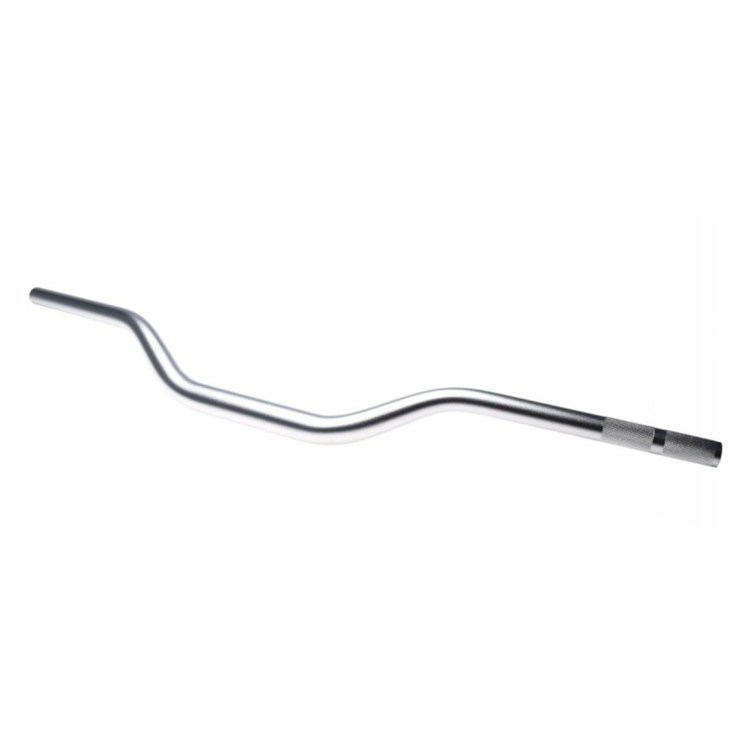 Manubrio pit bike piega bassa Argento 28 mm