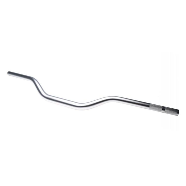 Manubrio pit bike piega bassa Argento 28 mm