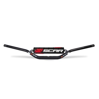 manubrio scar 286 mm cross bar x2 piega rc nero nero