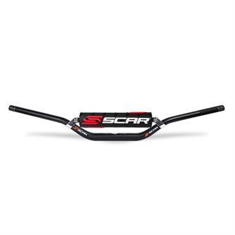 manubrio scar 286 mm cross bar x2 piega rc nero nero