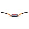 Manubrio Scar 28 mm O2 Graphic Colour piega McGrath arancione-Blu scuro in Manubrio e comandi