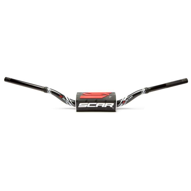 Manubrio Scar 28 mm O2 Graphic Colour piega RC nero-nero
