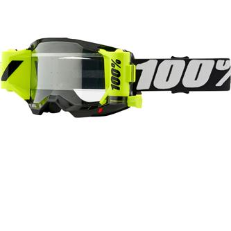 mascherina 100 accuri forecast 2 otg per occhiali da vista con roll off nero giallo