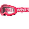 Mascherina 100% STRATA 2.0 Rosa - Lente Chiara in Mascherine Motocross
