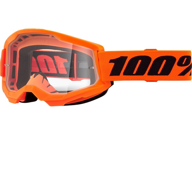 Mascherina 100% STRATA 2.0 Arancione - Lente Chiara