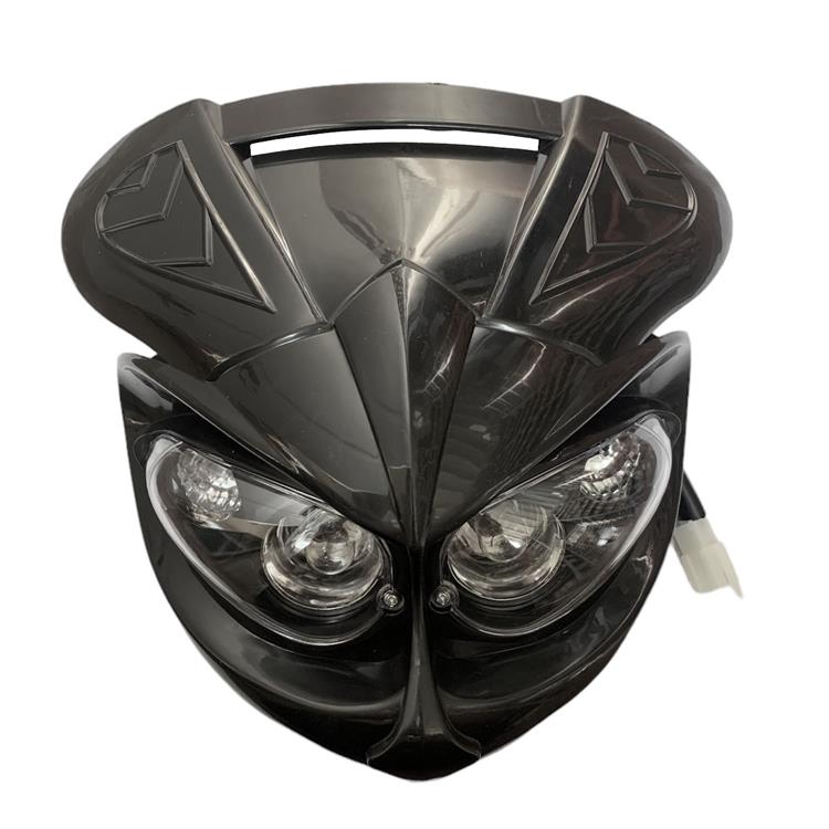 Mascherina con faro replica Acerbis Cyclope Nera