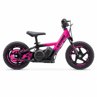 mini e bike 100w 12 velocita regolabile rosa