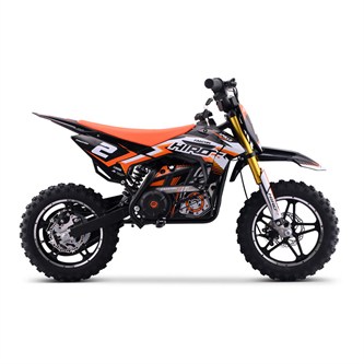 minicross elettrica 550 watt hiro falcon 1010 arancione 4 8 anni