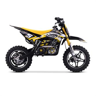 minicross elettrica 550 watt hiro falcon 1010 giallo 4 8 anni