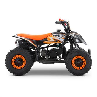 miniquad 50 cc hiro cobra arancione 3 8 anni