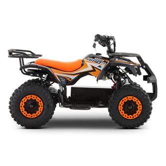 miniquad elettrico 800 watt hiro tiger 6 arancione 3 8 anni