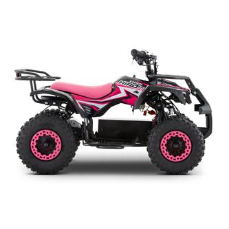 miniquad elettrico 800 watt hiro tiger 6 rosa 3 8 anni