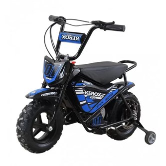 moto elettrica bambino e fat kids  250w blu