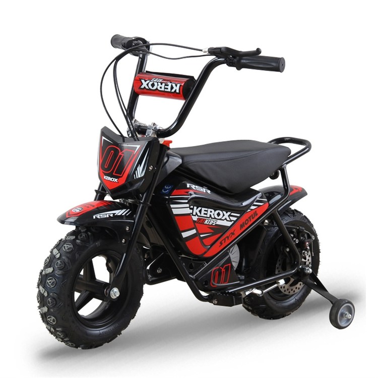 Moto elettrica bambino E-Fat Kids  250W Rosso