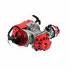 Motore BigBore Racing Mimimoto e Miniquad Rosso con riduttore in Ricambi motore 2T a strappo