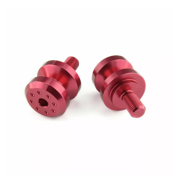 Nottolini cavalletto Aprilia RS 125 Tuono (03-05) ergal Rosso Pro Bolt