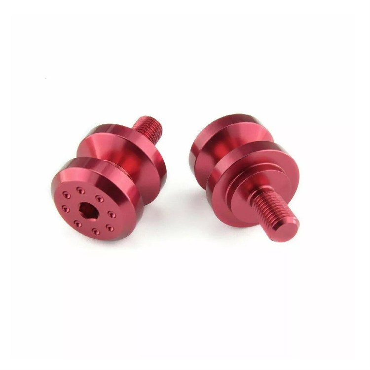 Nottolini cavalletto M6 x 1,0 ergal Rosso Pro Bolt