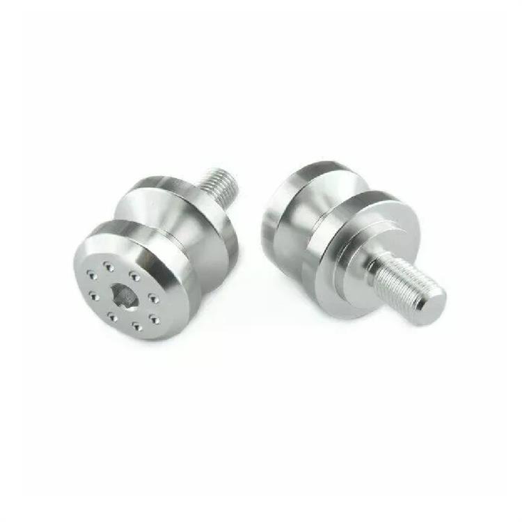 Nottolini cavalletto M8 x 1,25 ergal Argento Pro Bolt