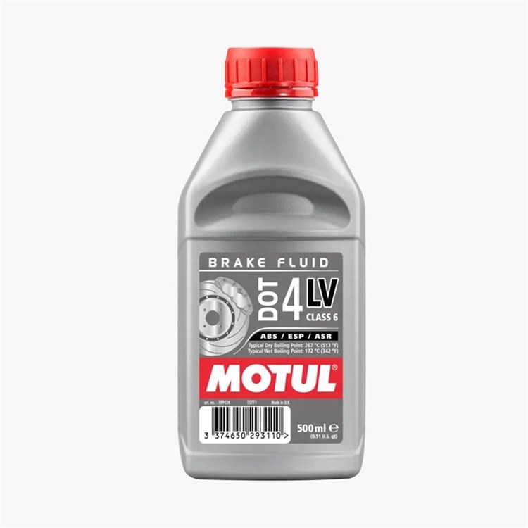 Olio freni DOT 4 LV MOTUL 500 ml per freni ABS