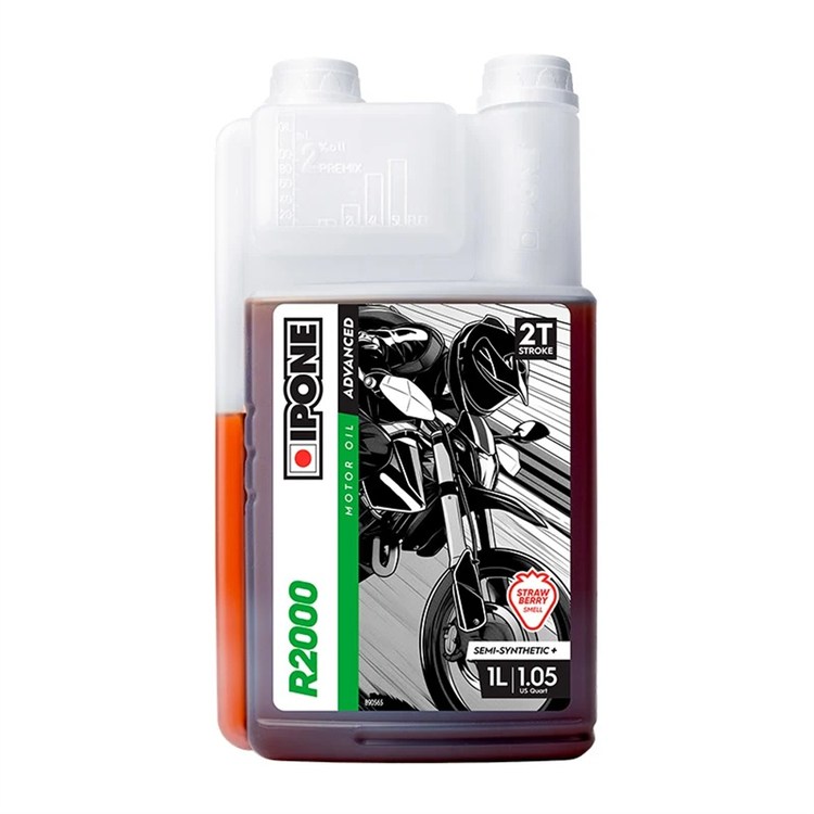 Olio miscela Ipone R2000 aromatizzato fragola 2 tempi [1L]