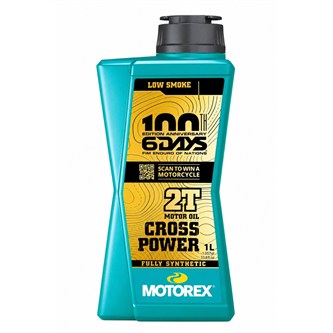olio sintetico motorex cross power 2t   1l 40042