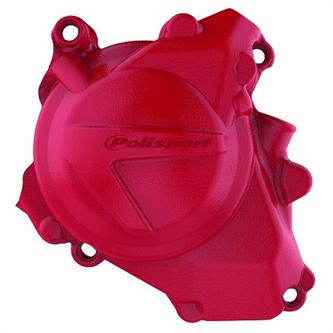 protezione coperchio generatore polisport honda crf 450 r 2017 2025 rosso