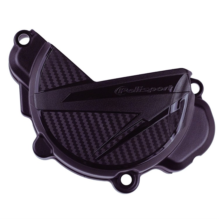 Protezione coperchio generatore polisport KTM 250 EXC-F (2009-2011) Nero