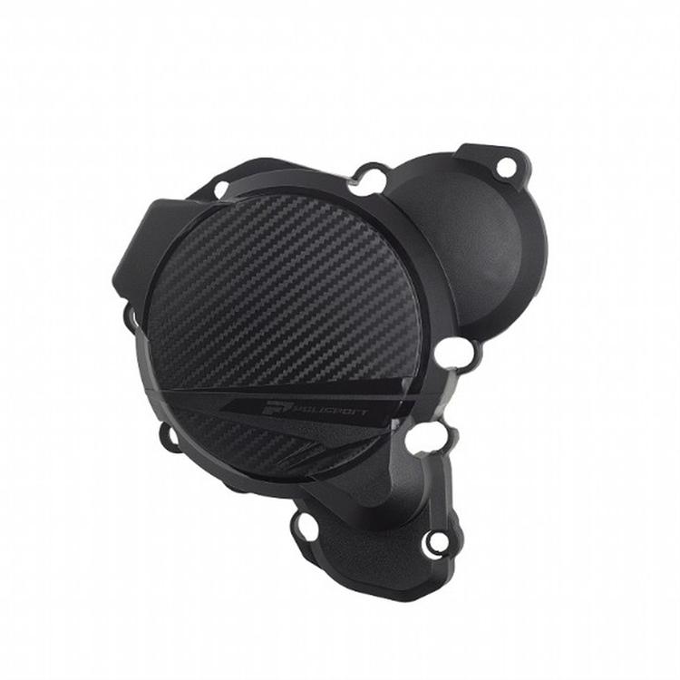 Protezione coperchio generatore polisport Gasgas EC 300 (2024-2025) Nero