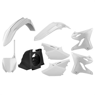 kit plastiche polisport restyling yamaha yz 125 2002 2014 bianco yzf style