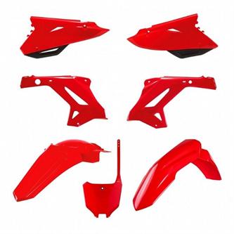kit plastiche polisport restyling honda cr 250 2002 2007 rosso