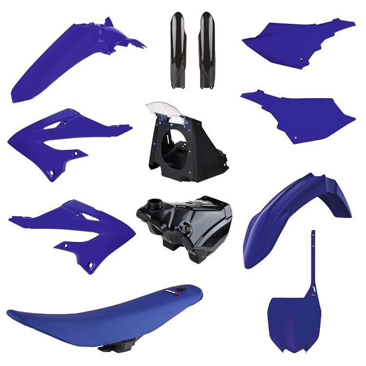 Kit Plastiche Polisport Restyling completo con sella e serbatoio Yamaha YZ 250 (2002-2021) Blu yam98