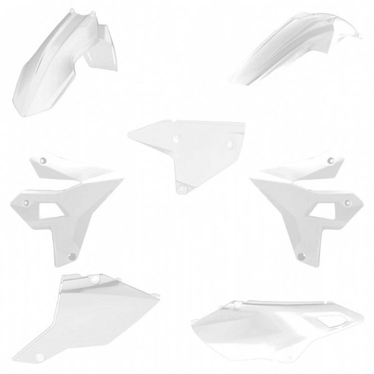 Kit Plastiche Polisport Restyling Suzuki DRZ 400 E (2000-2024) Bianco