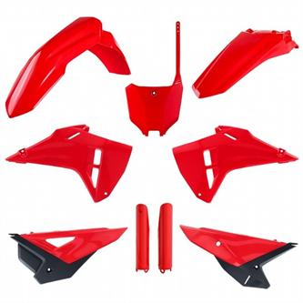 kit plastiche polisport restyling honda crf 450 r 2021 2024 rosso