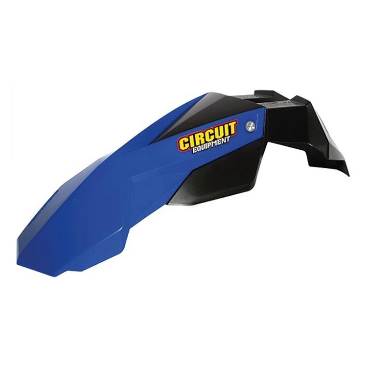 Parafango anteriore Circuit Nero-Blu