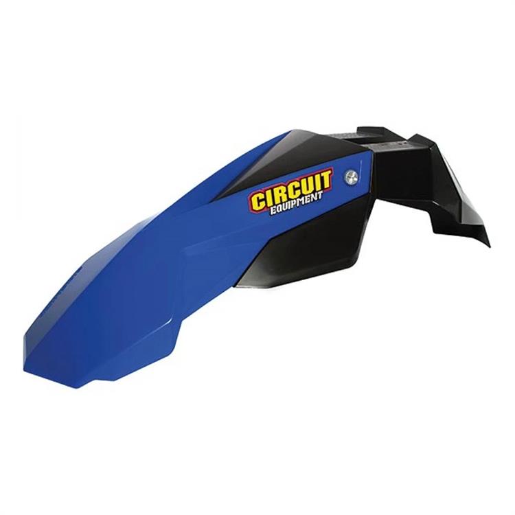 Parafango anteriore Circuit nero-Blu