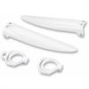 Parasteli forcella Kawasaki KX 85 (1998-2013) Bianco in Plastiche
