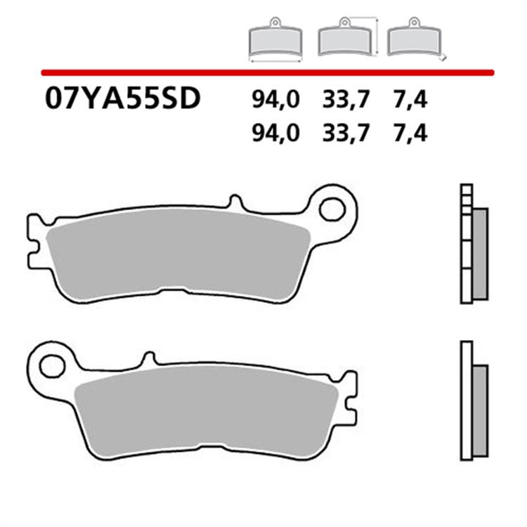 Pastiglie Brembo Fantic 125 XX (22-23) anteriori standard