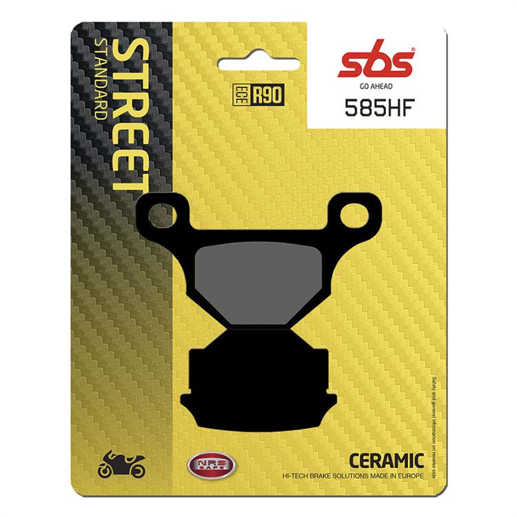 Pastiglie freno Derbi Mulhacen 125 Cafe (08-11) Ceramiche SBS