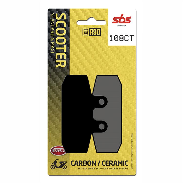 Pastiglie freno SBS Derbi Rambla 125 (08-14) anteriori carbonio ceramiche