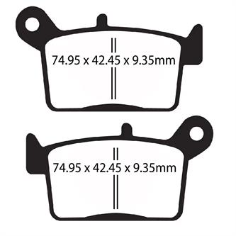 pastiglie freno fa697hh ebc organiche