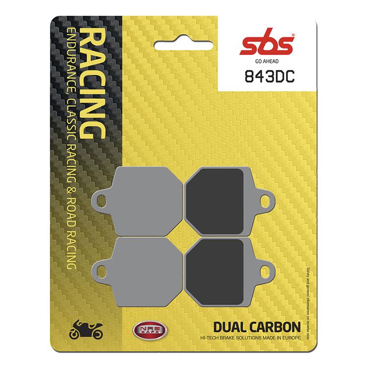 Pastiglie freno Hm Moto CRM F 450 X (07-12) Doppio carbonio SBS