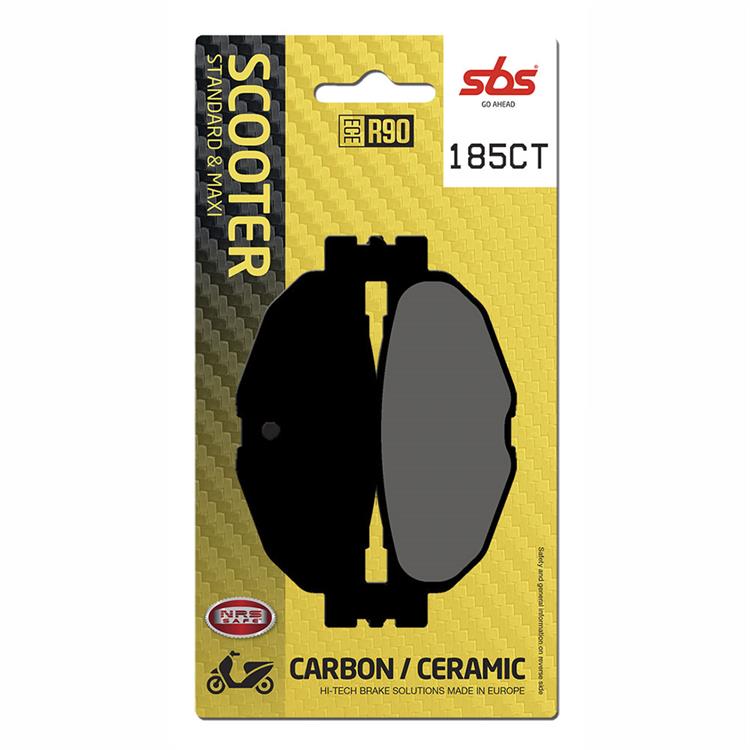 Pastiglie freno SBS Yamaha Xp 500 T Max ABS T Max Tech Max (10) posteriori carbonio ceramiche