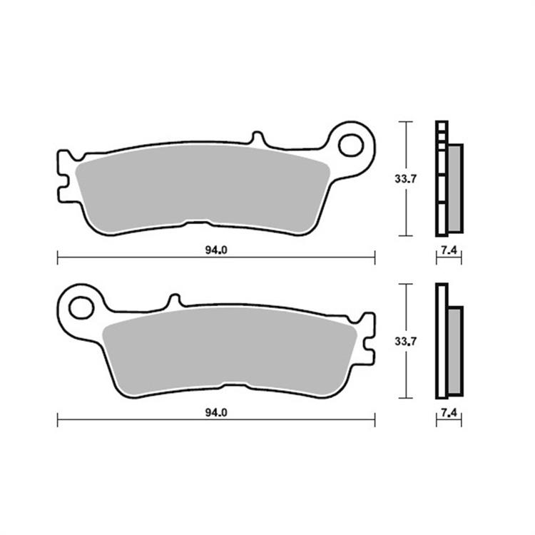 Pastiglie Moto Master Fantic 250 XX (22-23) anteriori GP
