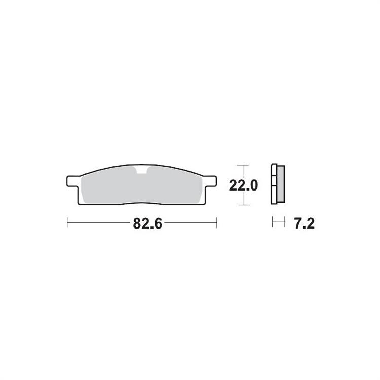 Pastiglie Moto Master Yamaha YZ 85 (2002-2025) anteriori racing