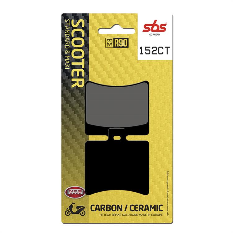 Pastiglie SBS Aprilia Atlantic 200 (03-04) posteriori carbonio ceramiche