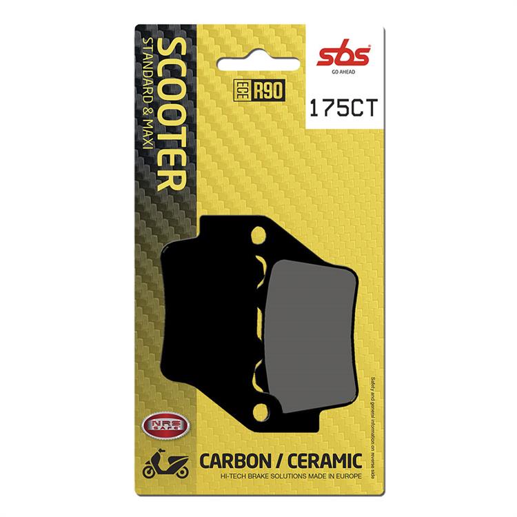 Pastiglie SBS Bmw C 400 X ABS (18-24) posteriori carbonio ceramiche