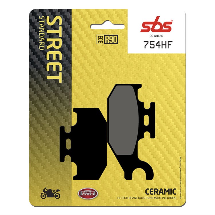 Pastiglie SBS Can Am Brp Outlander 500 EFI HO 4X4 Max XT (2007-2008) posteriori ceramiche