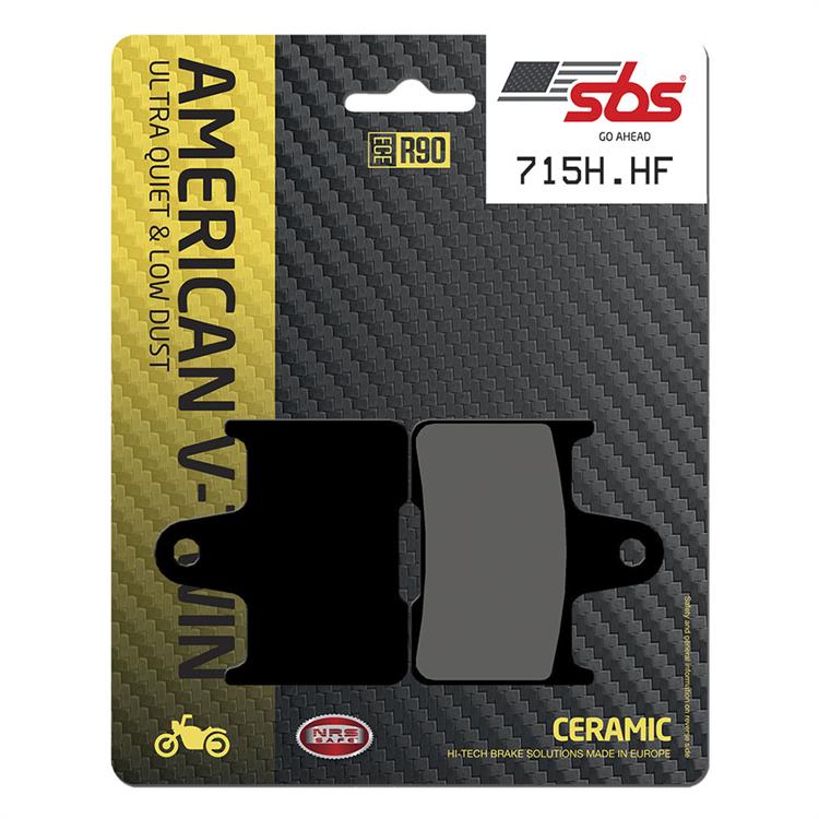 Pastiglie SBS Harley Davidson XL 1200 CB ABS Sportster Custom LE B (14-17) posteriori ceramiche