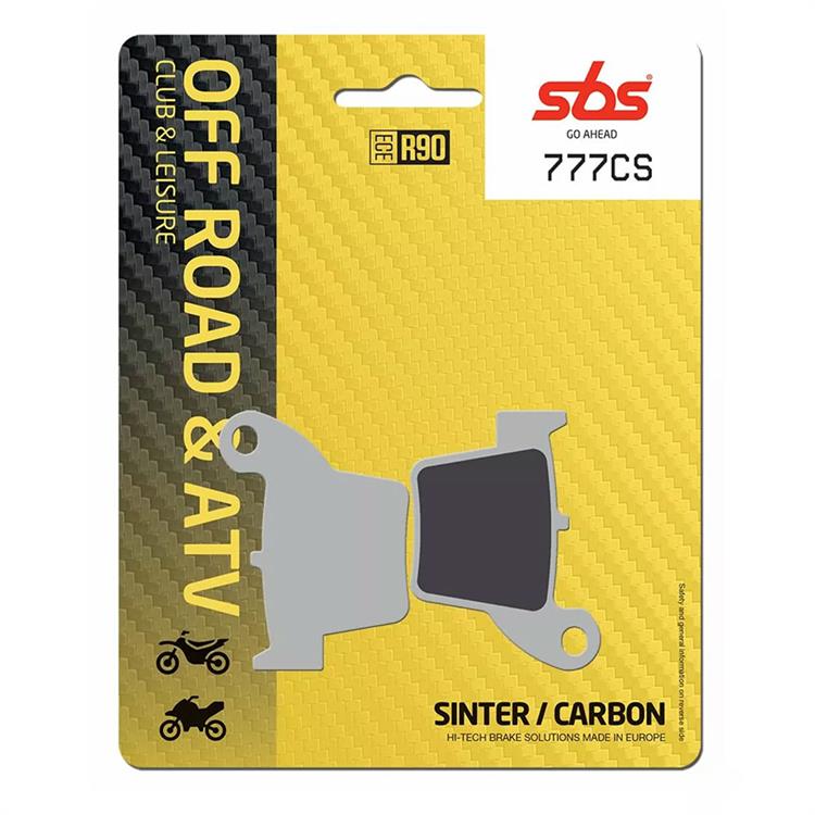 Pastiglie SBS Honda CRF 150 R (07-25) posteriori sinterizzate carbonio