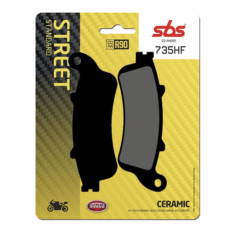 Pastiglie SBS Honda GL 1800 ABS Goldwing (01-17) anteriori ceramiche